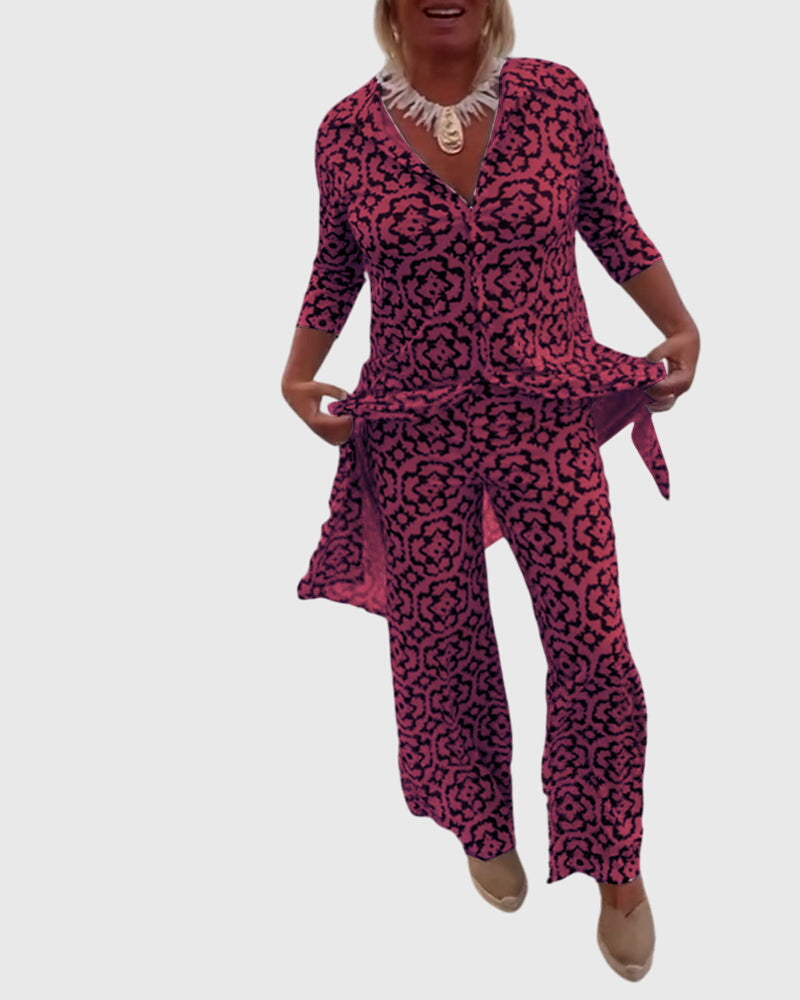 BYRACHELHART | Elegant Vintage Two-Piece Set