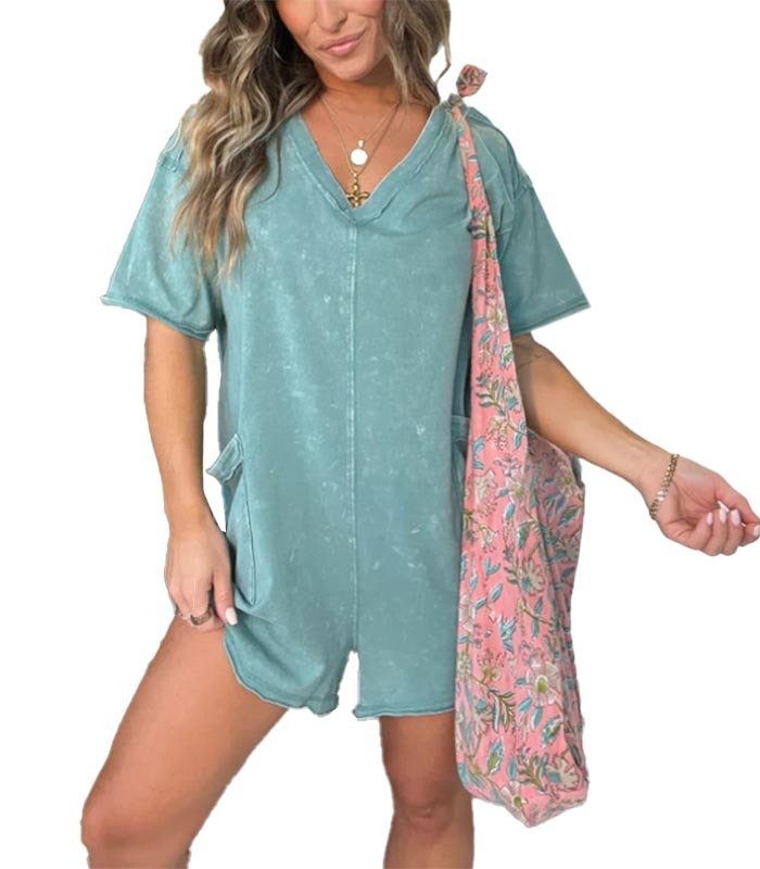 BYRACHELHART | Washed Romper