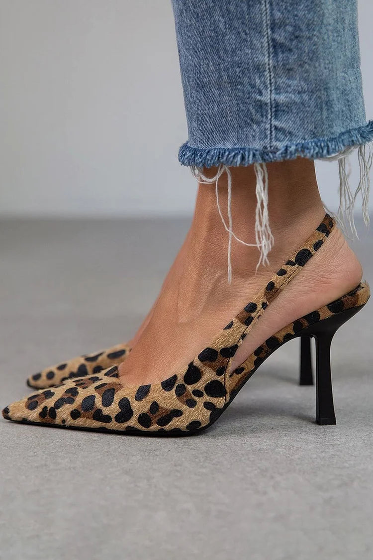 BYRACHELHART | Leopard D’Orsay Heels