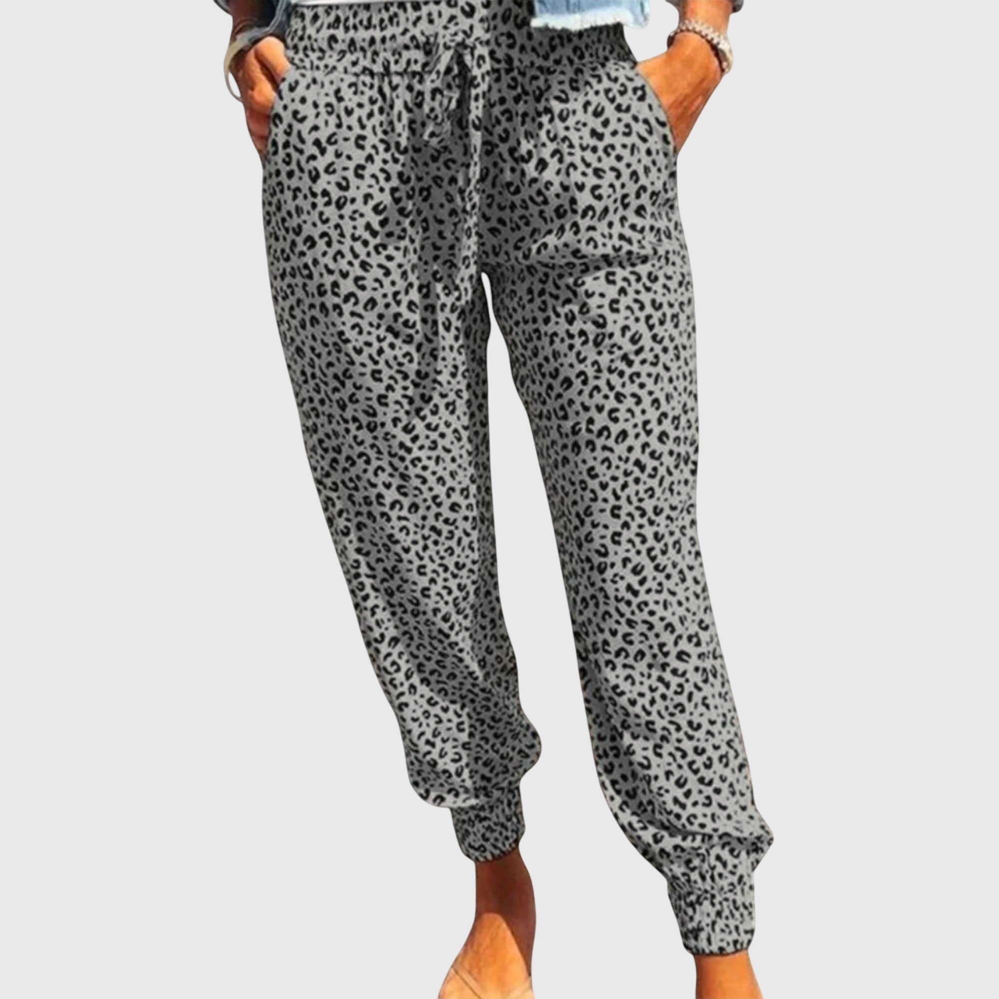 BYRACHELHART | Wide Leg Pants in Leopard Print