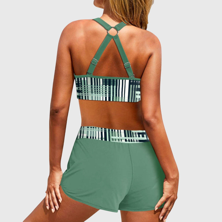 BYRACHELHART | Ribbed High-Waisted Bikini