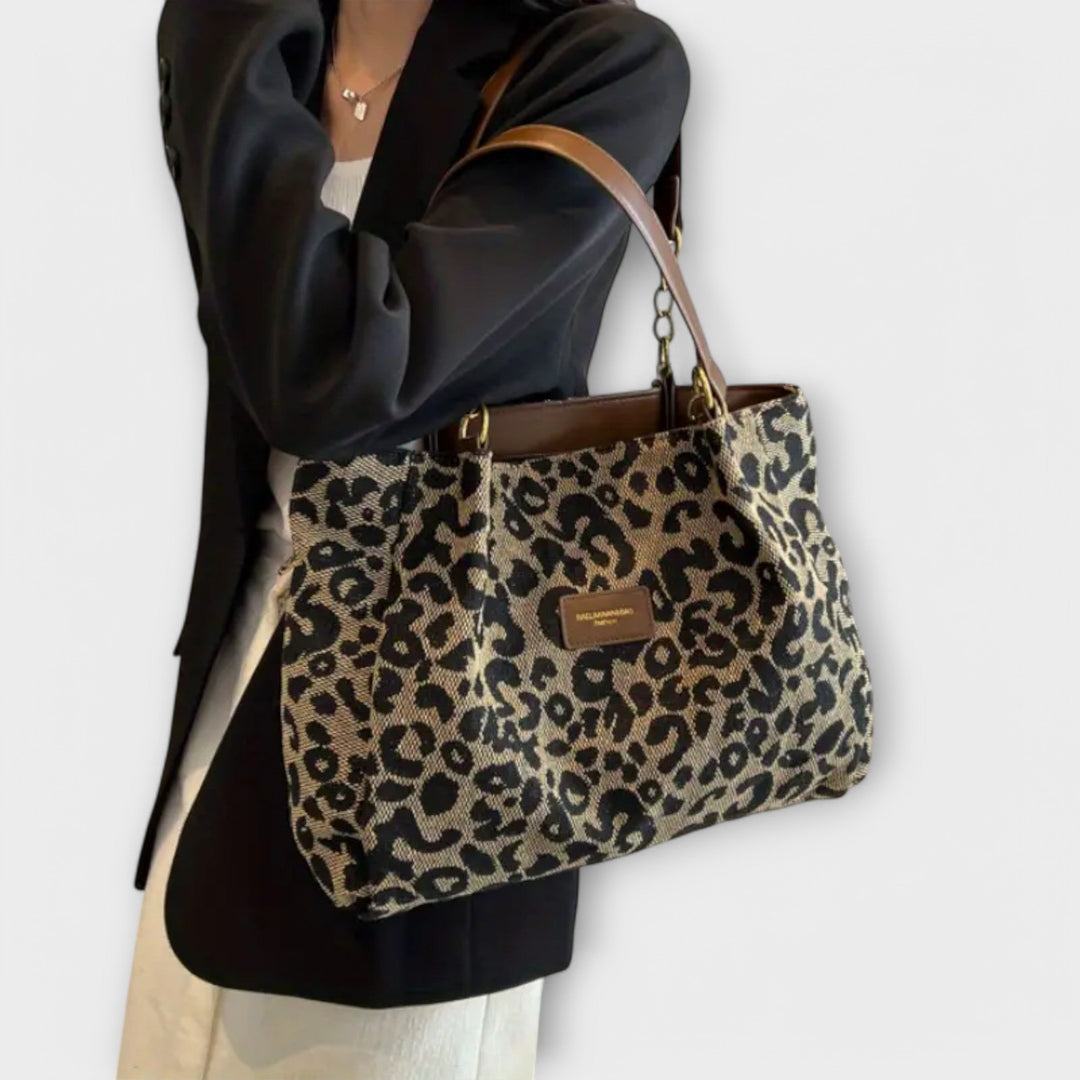 BYRACHELHART | Leopard Canvas Tote