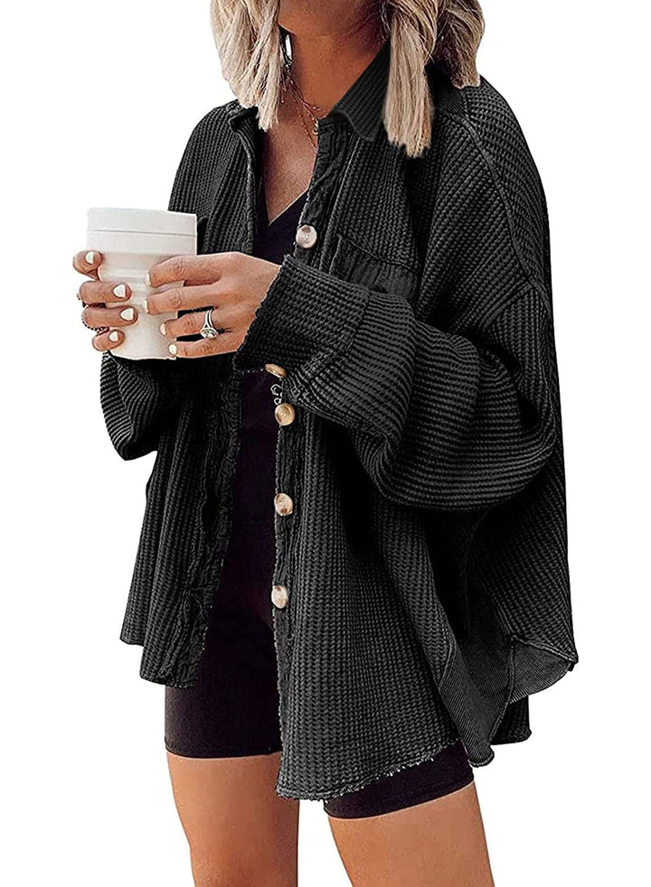 BYRACHELHART | Cozy Waffle Shacket