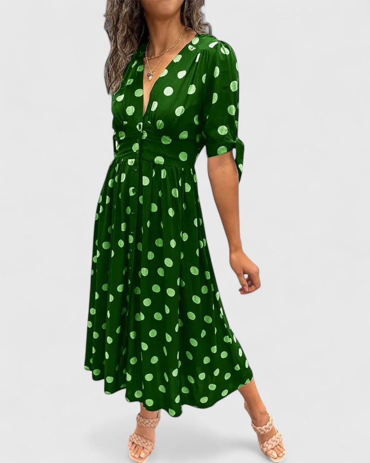 BYRACHELHART | Polka Dot Dress
