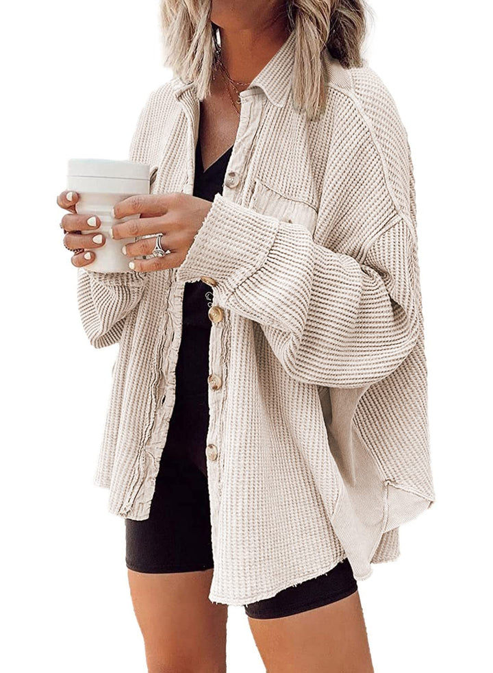 BYRACHELHART | Cozy Waffle Shacket