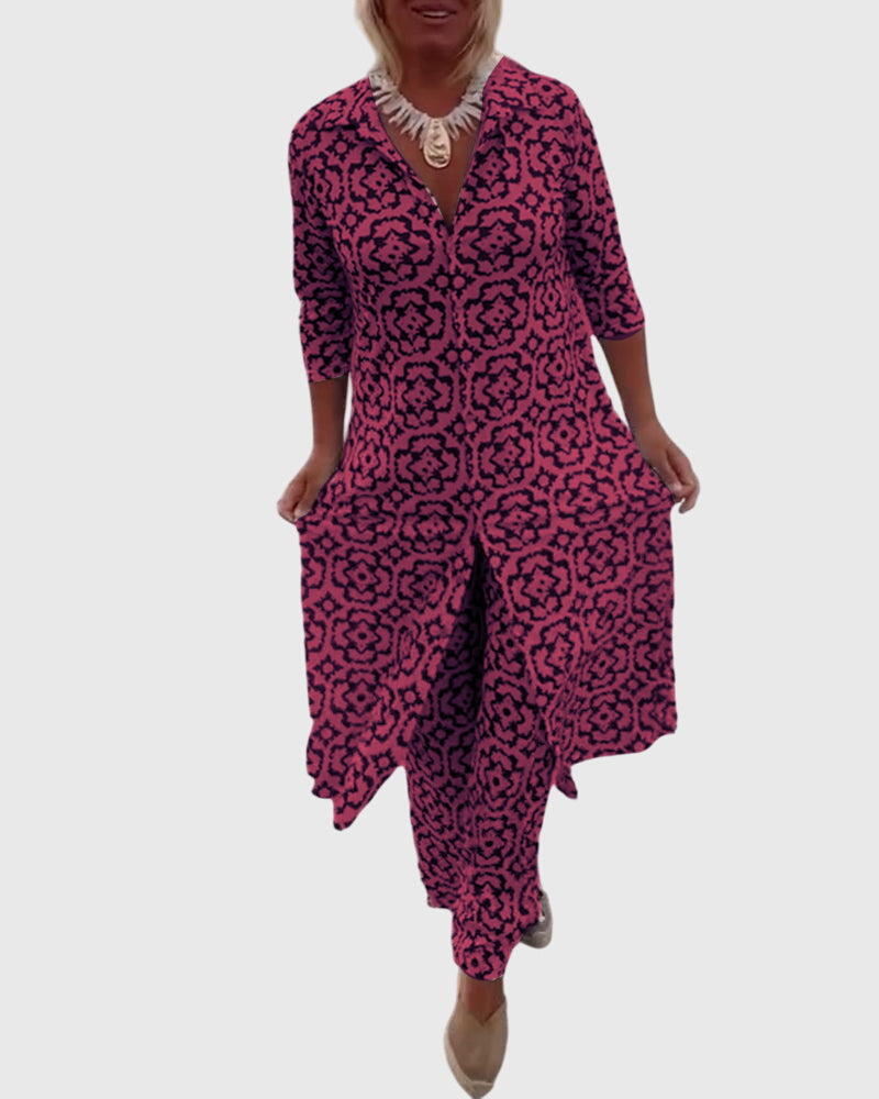 BYRACHELHART | Elegant Vintage Two-Piece Set