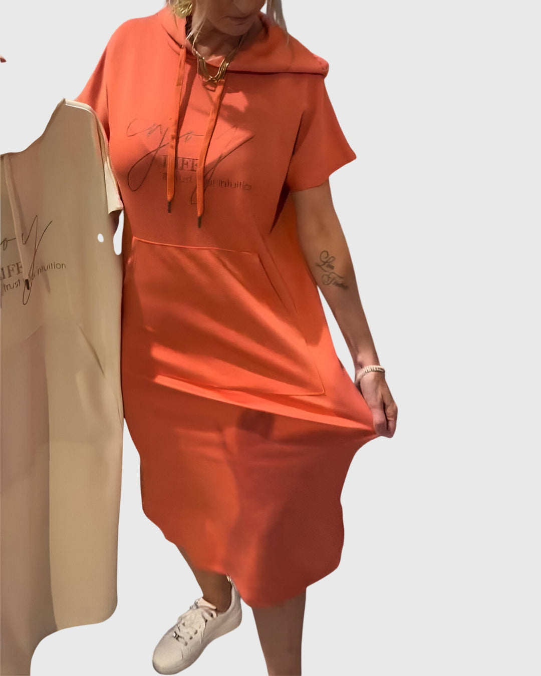 BYRACHELHART | Casual Hoodie Dress