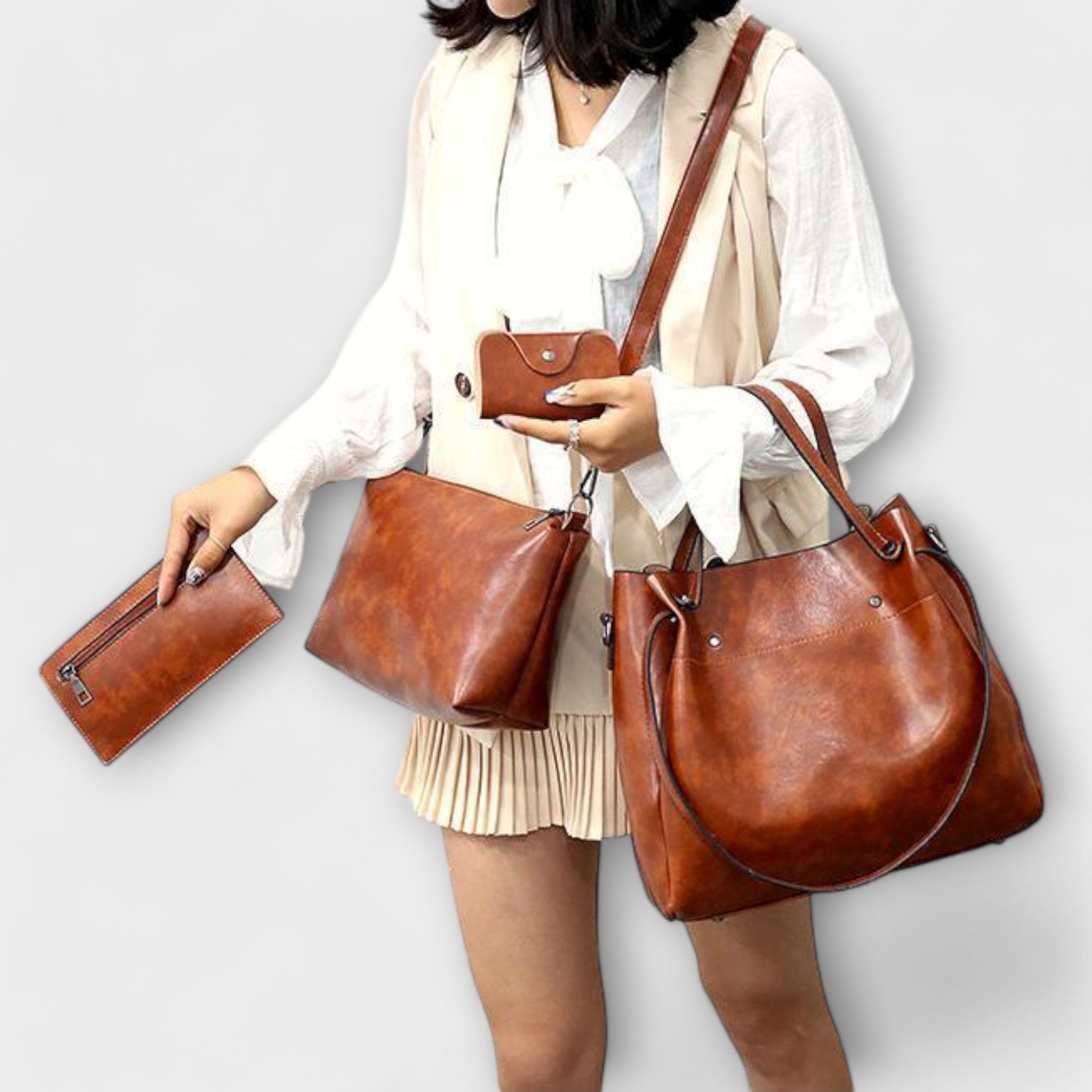 BYRACHELHART | 4-Piece Vintage Bag Set