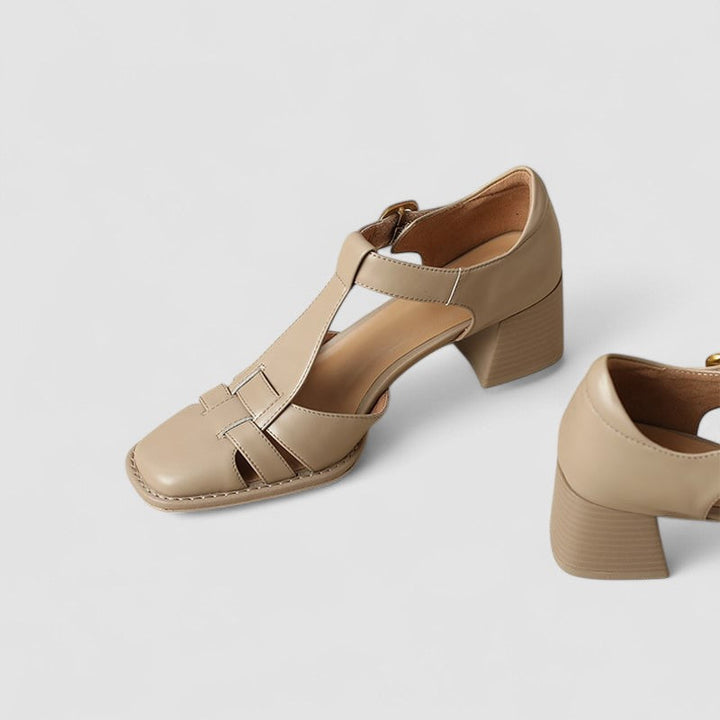 BYRACHELHART | Orthopedic T-Strap Block Heels