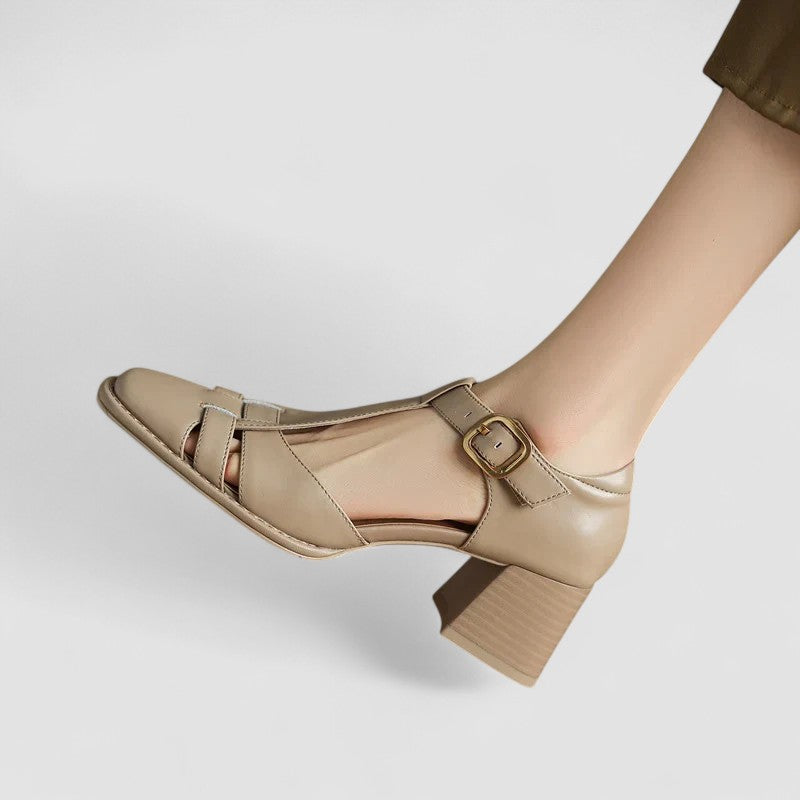 BYRACHELHART | Orthopedic T-Strap Block Heels