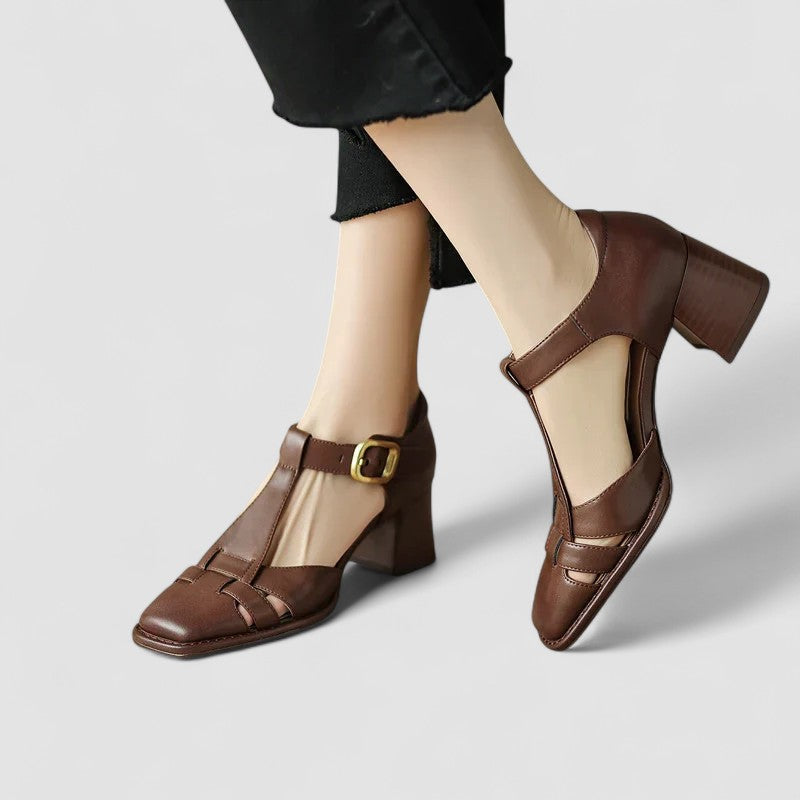 BYRACHELHART | Orthopedic T-Strap Block Heels