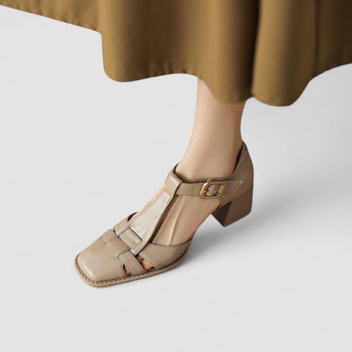 BYRACHELHART | Orthopedic T-Strap Block Heels