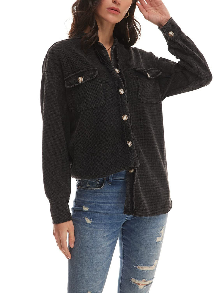 BYRACHELHART | Cozy Waffle Shacket