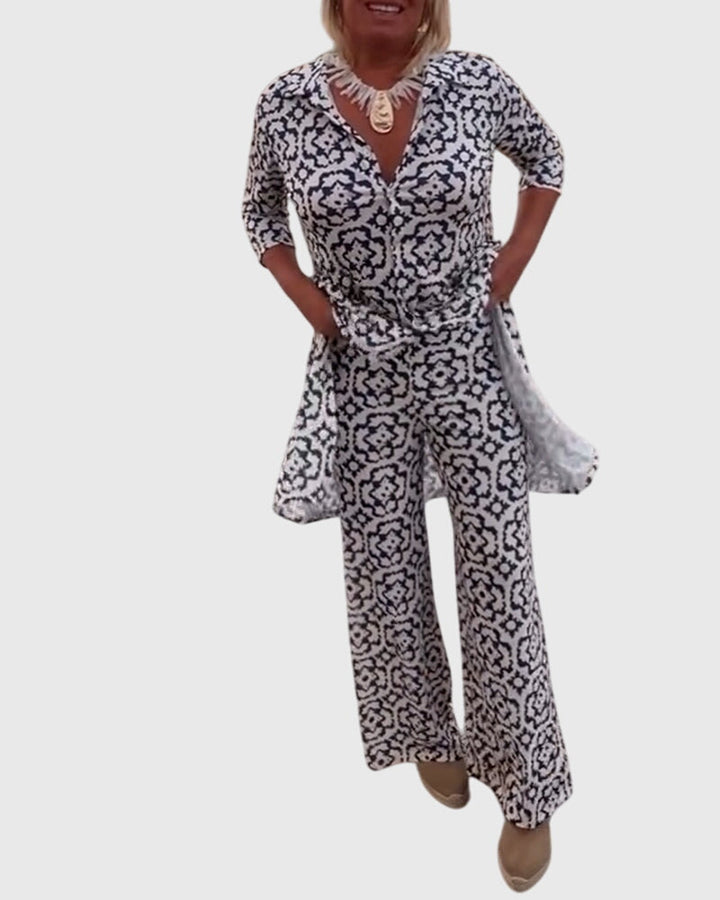 BYRACHELHART | Elegant Vintage Two-Piece Set