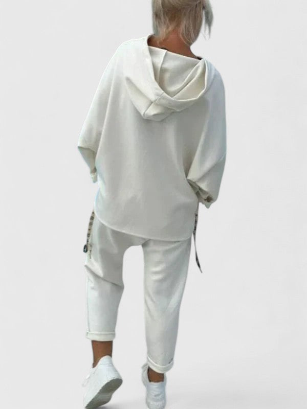 BYRACHELHART | Comfortable Hooded Sweatshirt Set