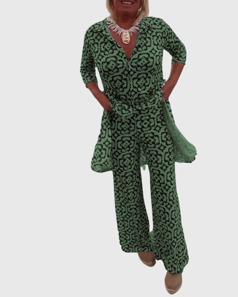 BYRACHELHART | Elegant Vintage Two-Piece Set