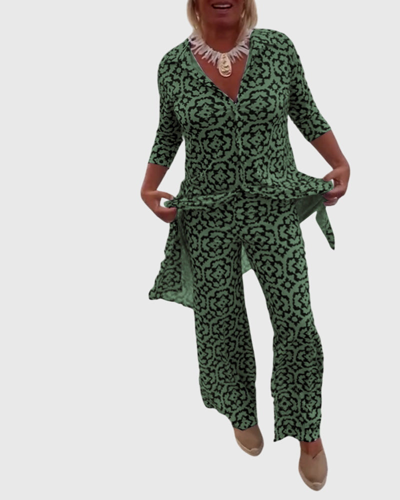 BYRACHELHART | Elegant Vintage Two-Piece Set