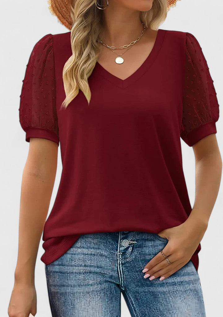 BYRACHELHART | Comfortable V-Neck Top