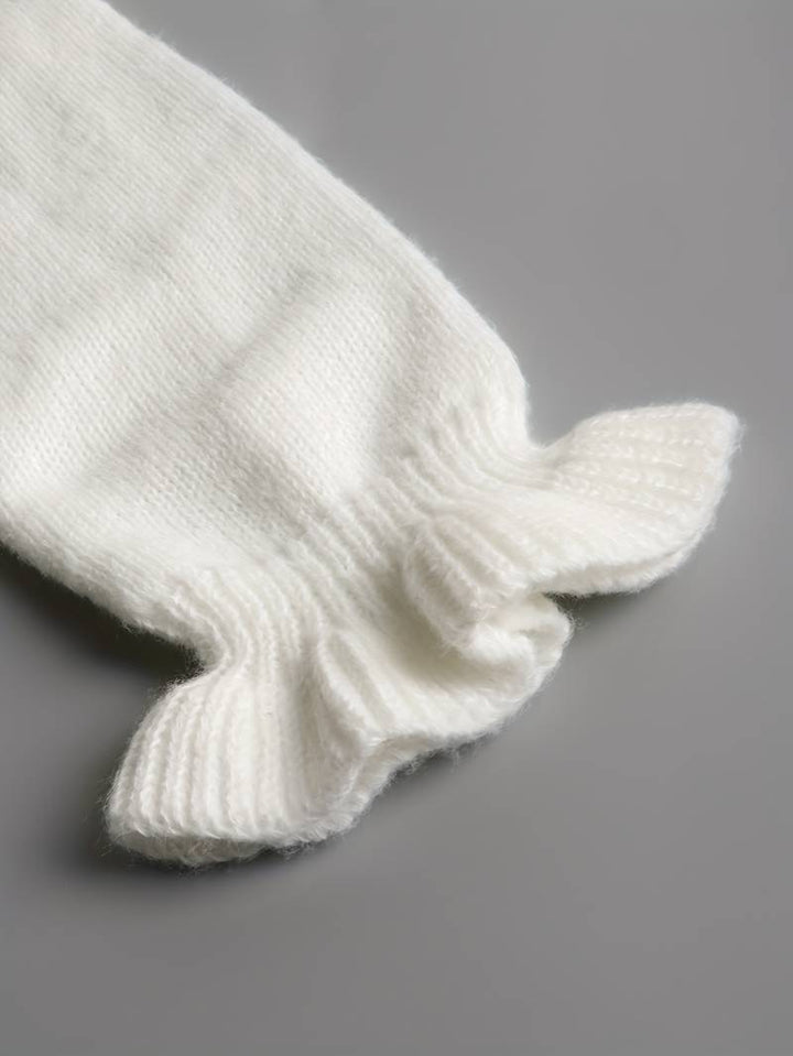 BYRACHELHART | Plain V-Neck Sweater with Buttons