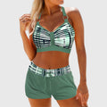 BYRACHELHART | Ribbed High-Waisted Bikini