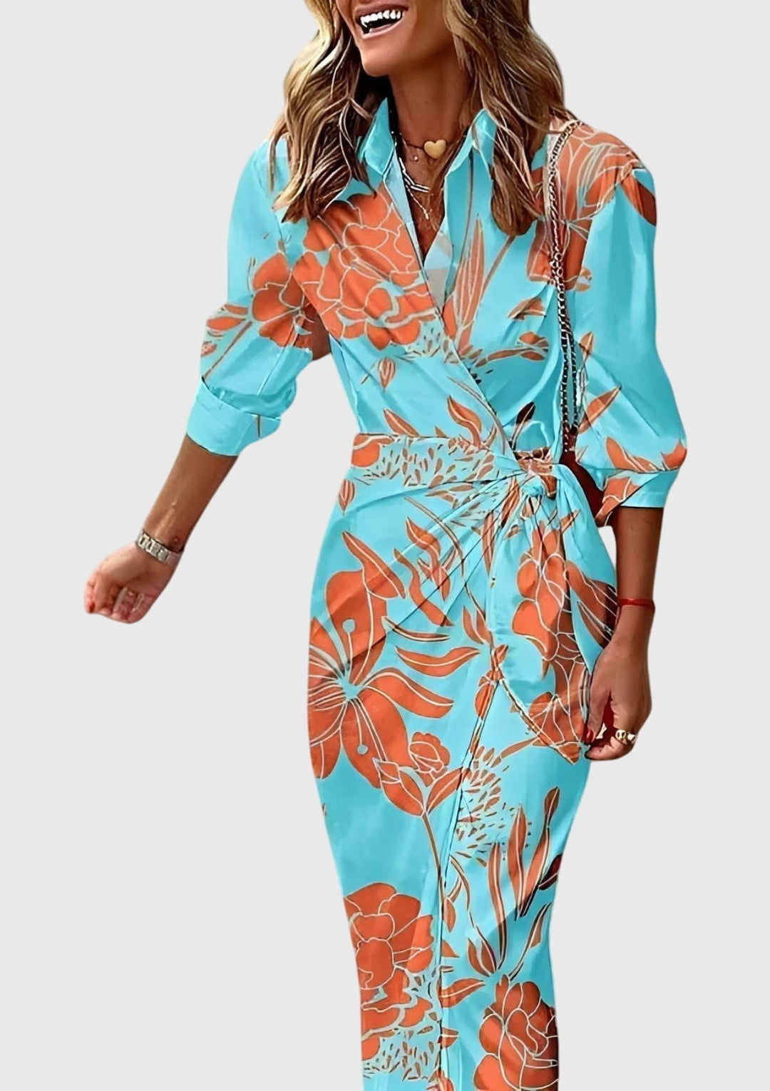 BYRACHELHART | Wrap Dress in Print