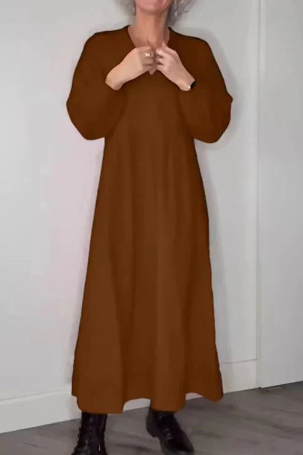 BYRACHELHART | V-Neck Linen Dress