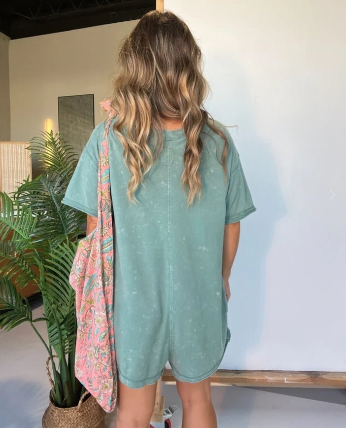 BYRACHELHART | Washed Romper