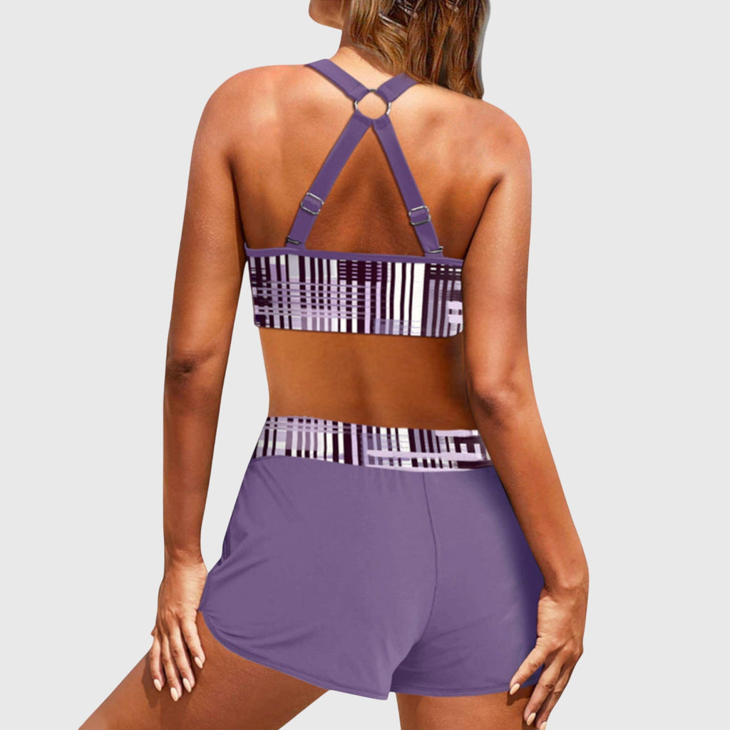 BYRACHELHART | Ribbed High-Waisted Bikini