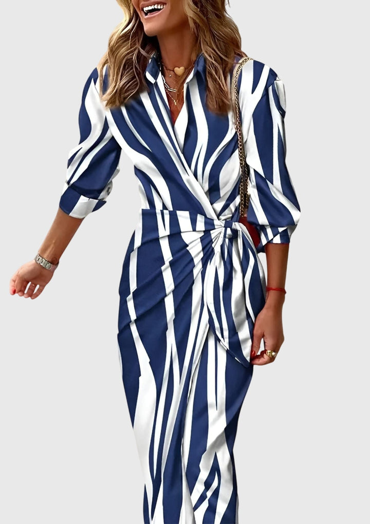 BYRACHELHART | Wrap Dress in Print