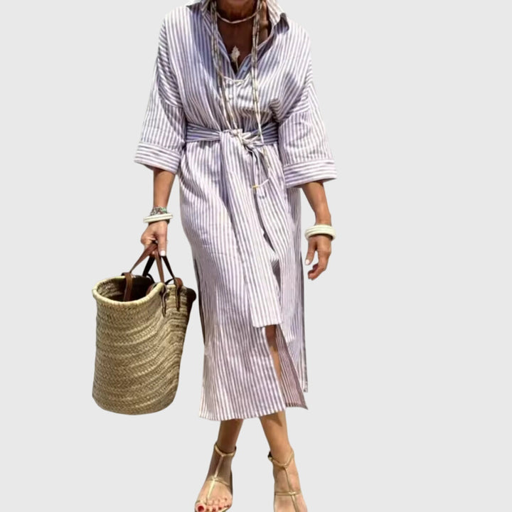 BYRACHELHART | Classic Striped Dress