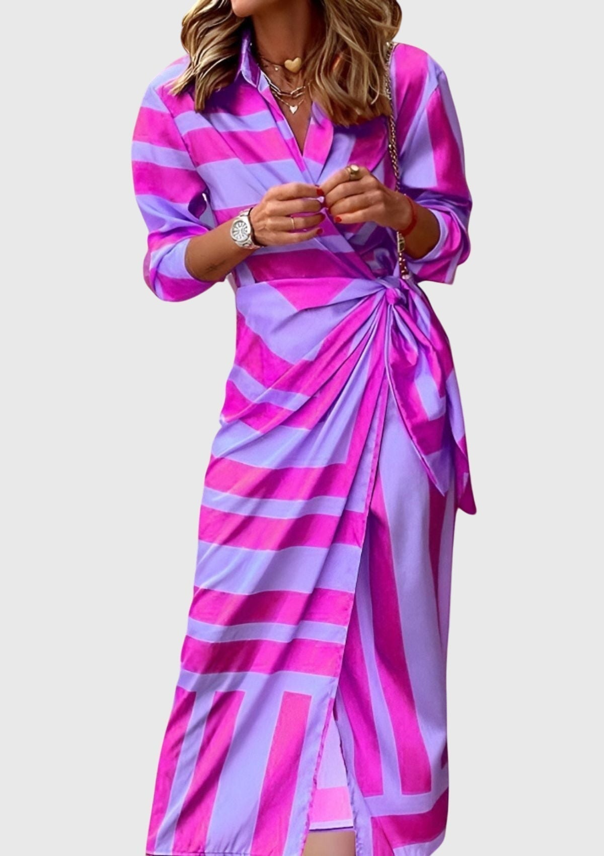 BYRACHELHART | Wrap Dress in Print