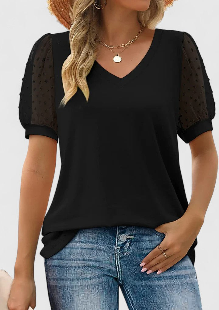 BYRACHELHART | Comfortable V-Neck Top