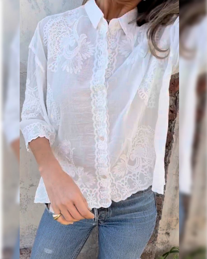 BYRACHELHART | Classic Button Shirt