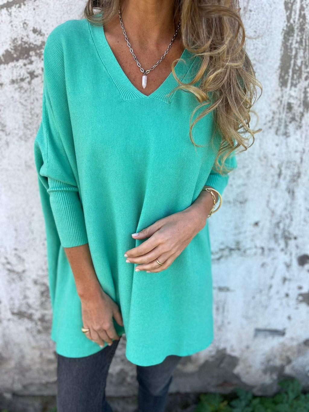 BYRACHELHART | Batwing Knit Top