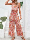 BYRACHELHART | Floral Wide-leg Jumpsuit