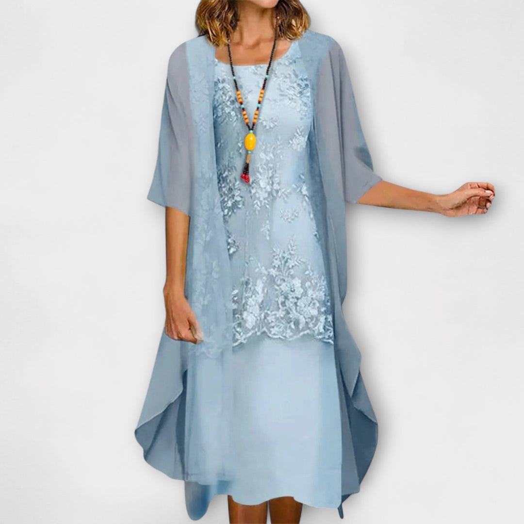 BYRACHELHART | Chiffon Set with Tummy Coverage