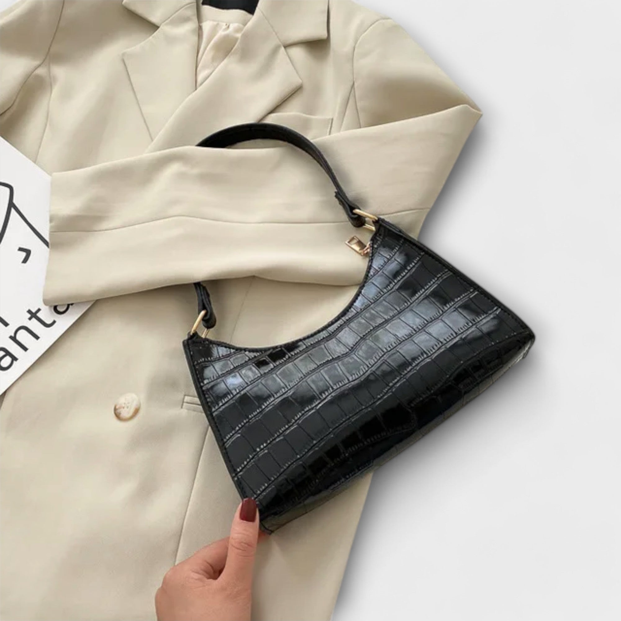 BYRACHELHART | Shiny Leather Bag