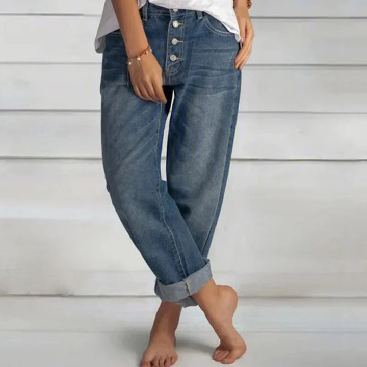 BYRACHELHART | Baggy Three-Button Jeans