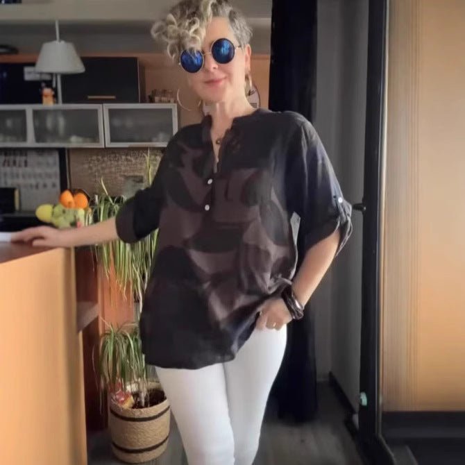 BYRACHELHART | Relaxed Collar Blouse