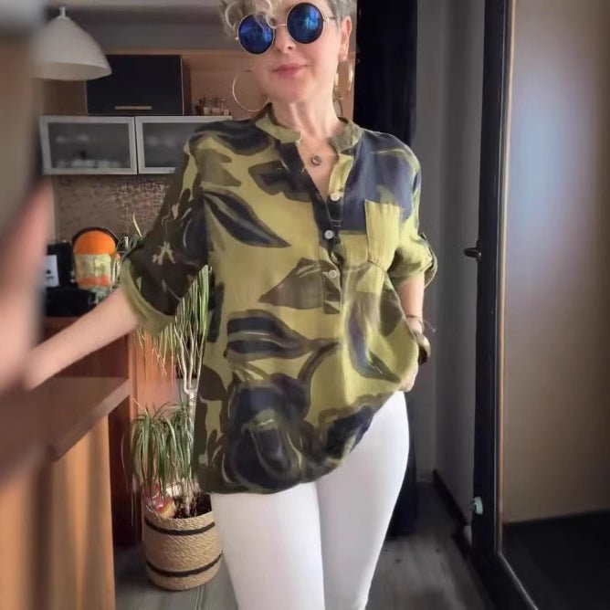 BYRACHELHART | Relaxed Collar Blouse