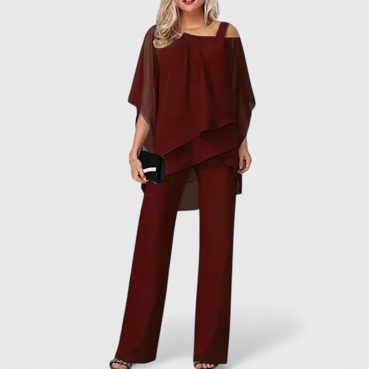 BYRACHELHART | Elegant Two-Piece Pant Set