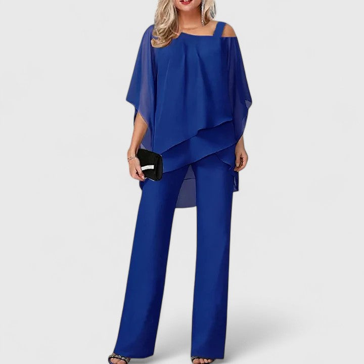BYRACHELHART | Elegant Two-Piece Pant Set