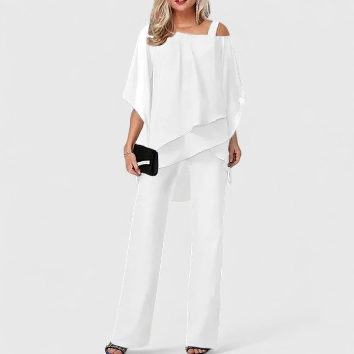 BYRACHELHART | Elegant Two-Piece Pant Set