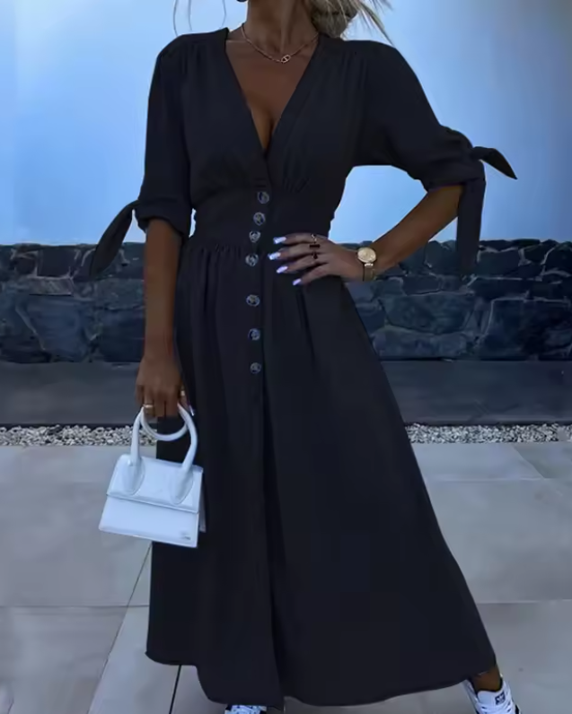 BYRACHELHART | Classic Button Dress