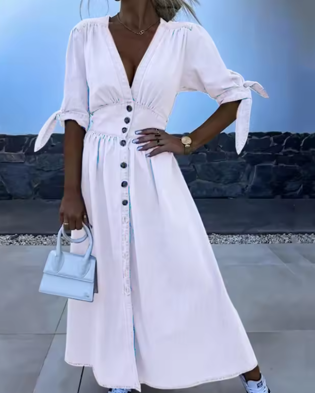 BYRACHELHART | Classic Button Dress