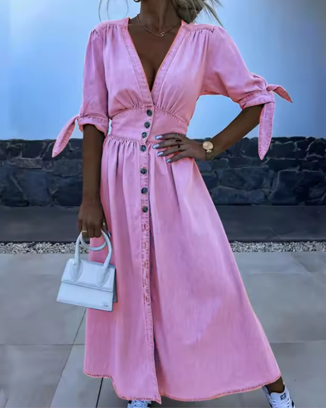 BYRACHELHART | Classic Button Dress