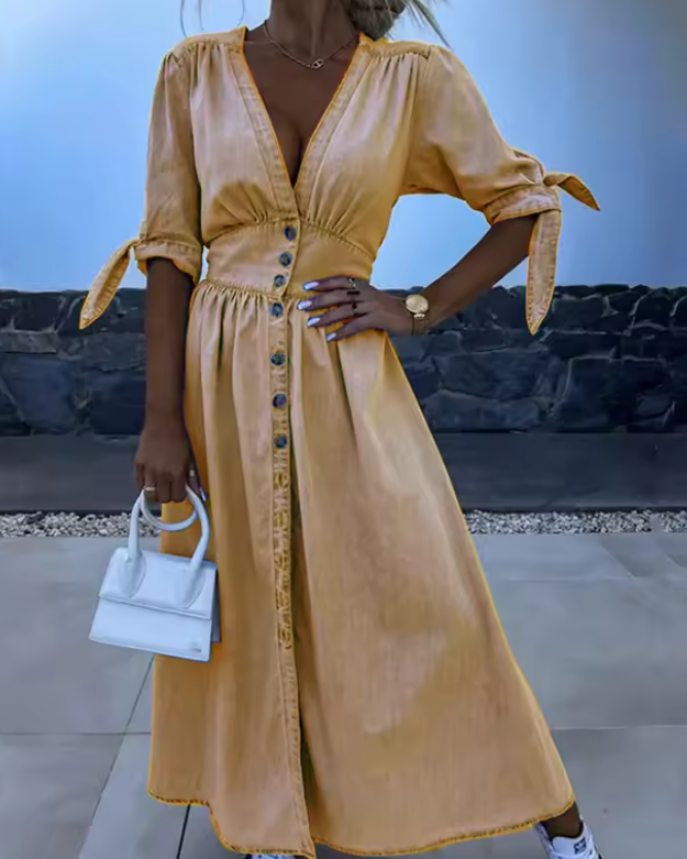 BYRACHELHART | Classic Button Dress