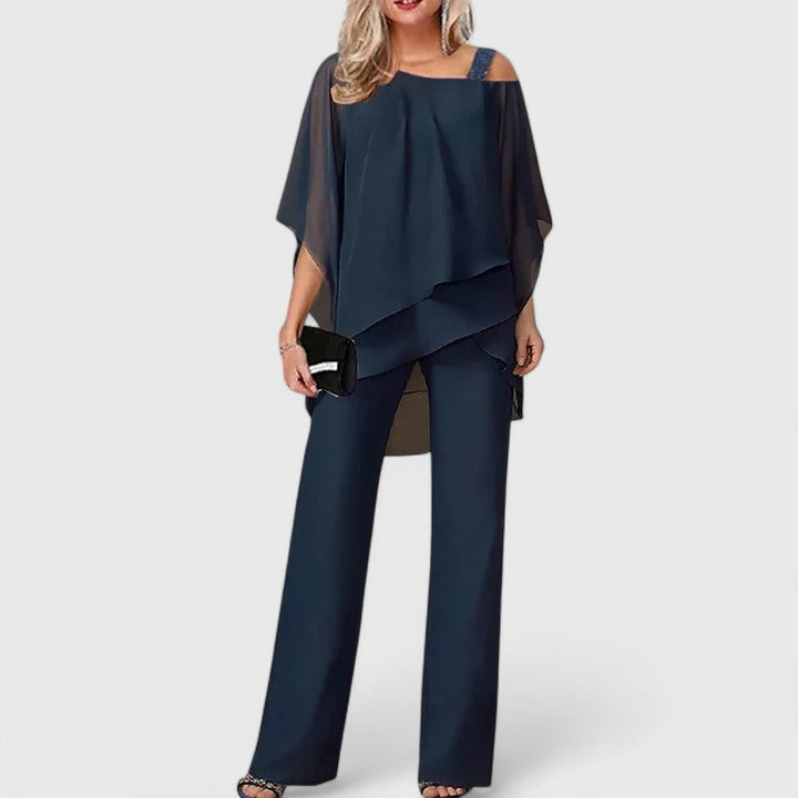 BYRACHELHART | Elegant Two-Piece Pant Set