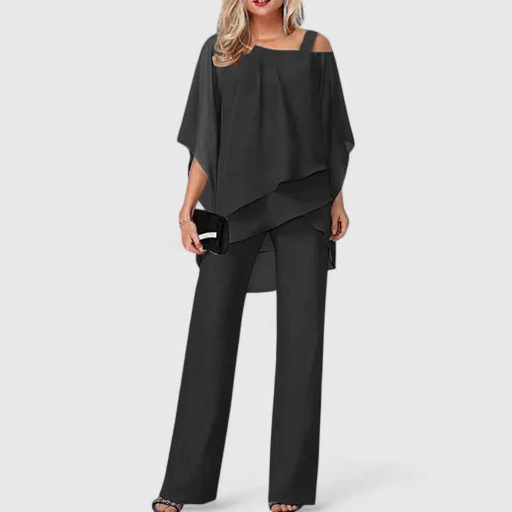 BYRACHELHART | Elegant Two-Piece Pant Set