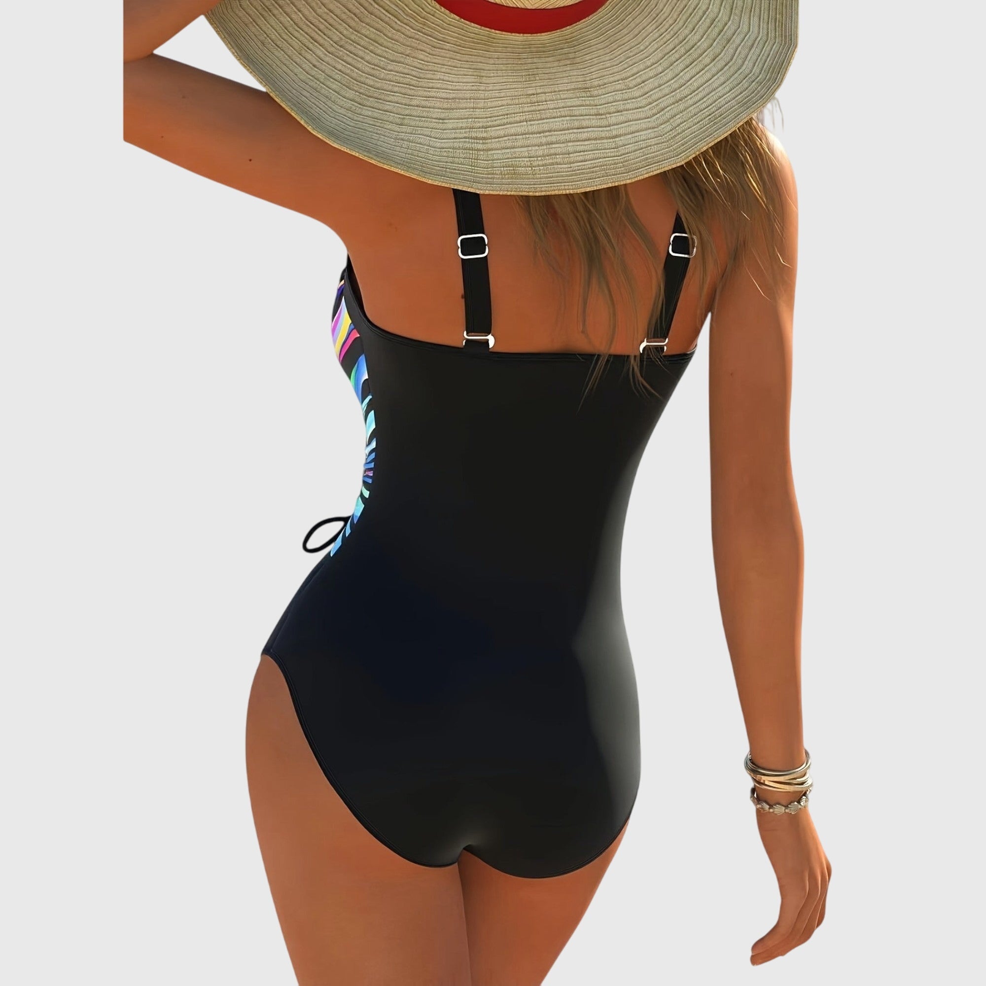 BYRACHELHART | High Elasticity Swimsuit with Crossed Front Detail